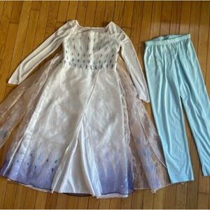 Disney Frozen Elsa Costume - White and Blue